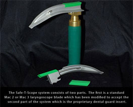 Safe-T-Scope Laryngoscope Blade